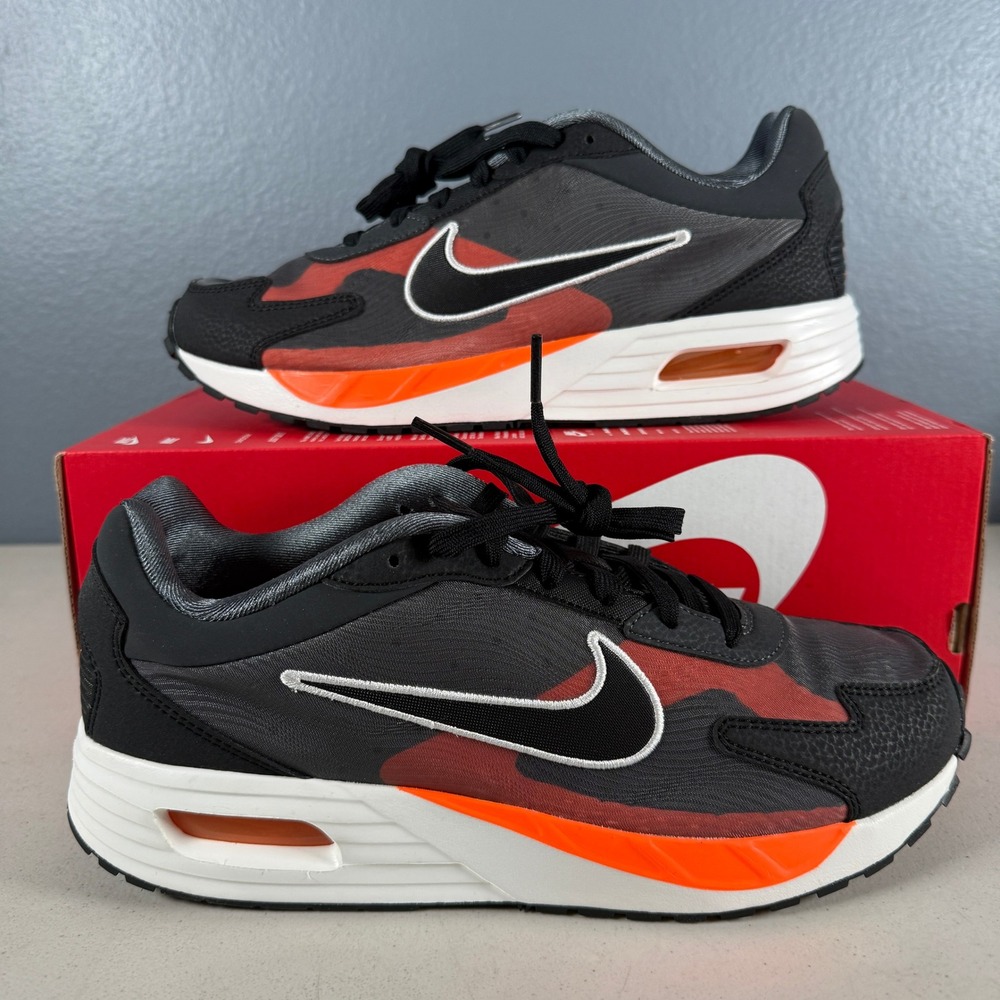 Nike Air Max Solo SE Anthracite Black Total Orange FJ2594-001 Mens 9 Womens 10.5
